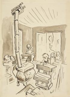 Thomas Hart Benton - Schoolhouse