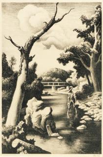 Thomas Hart Benton - Shallow Creek (F. 32)