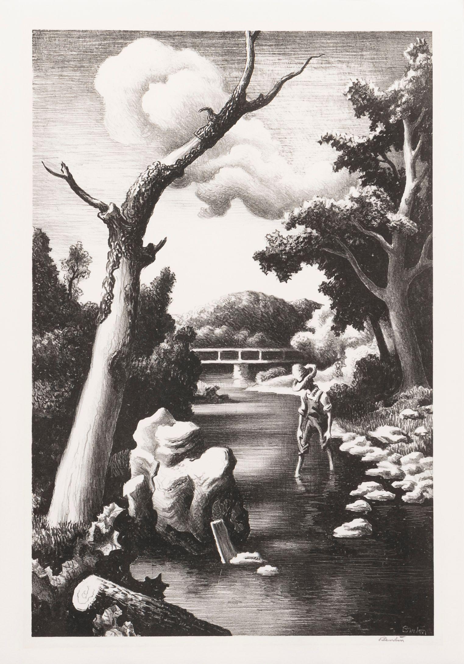 Thomas Hart Benton - Shallow Creek