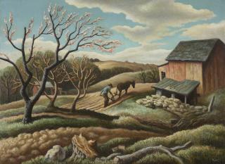 Thomas Hart Benton - Spring Ploughing