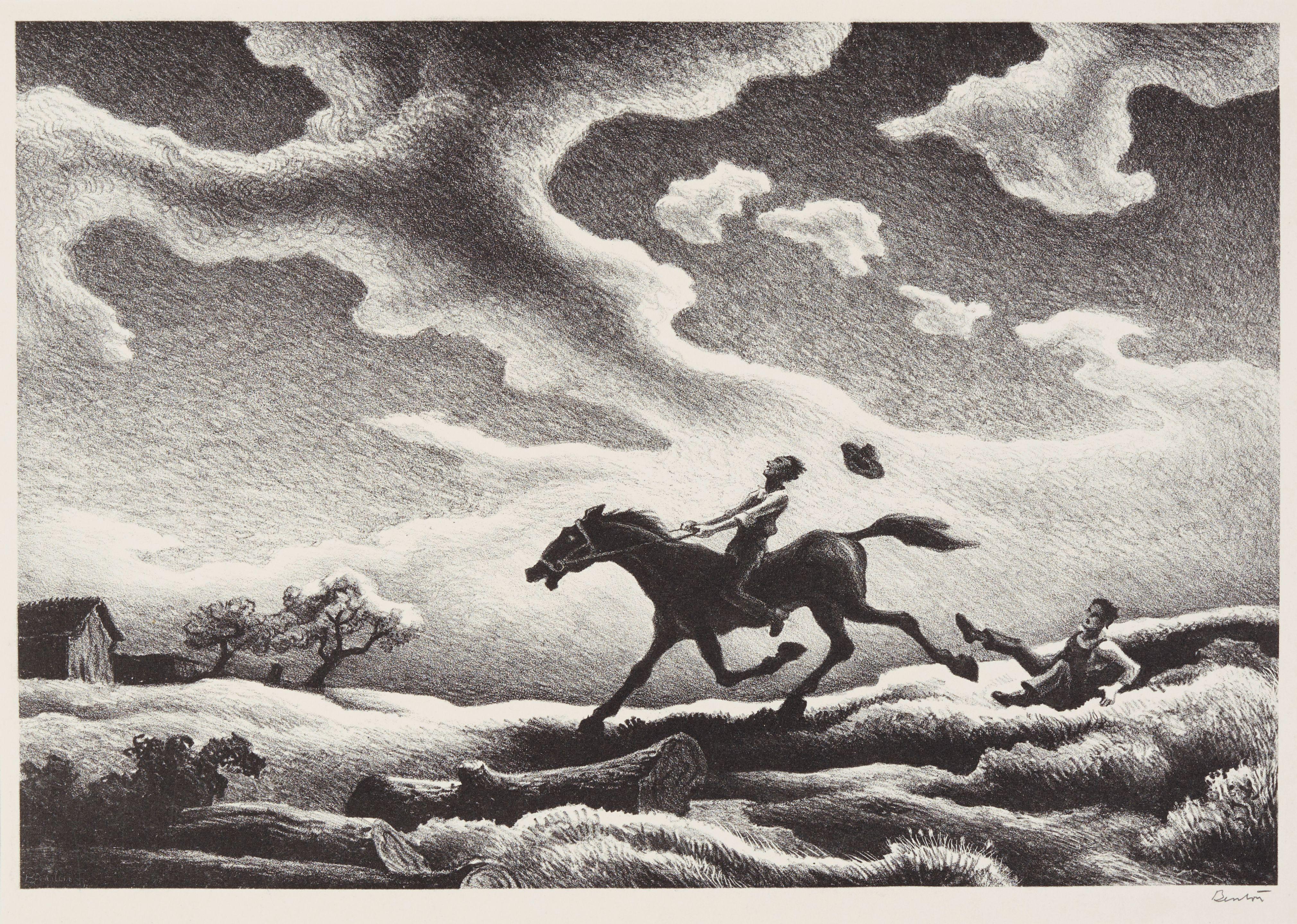 Thomas Hart Benton - Spring Tryout