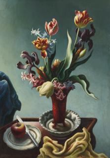Thomas Hart Benton - Still Life With Spring Flowers