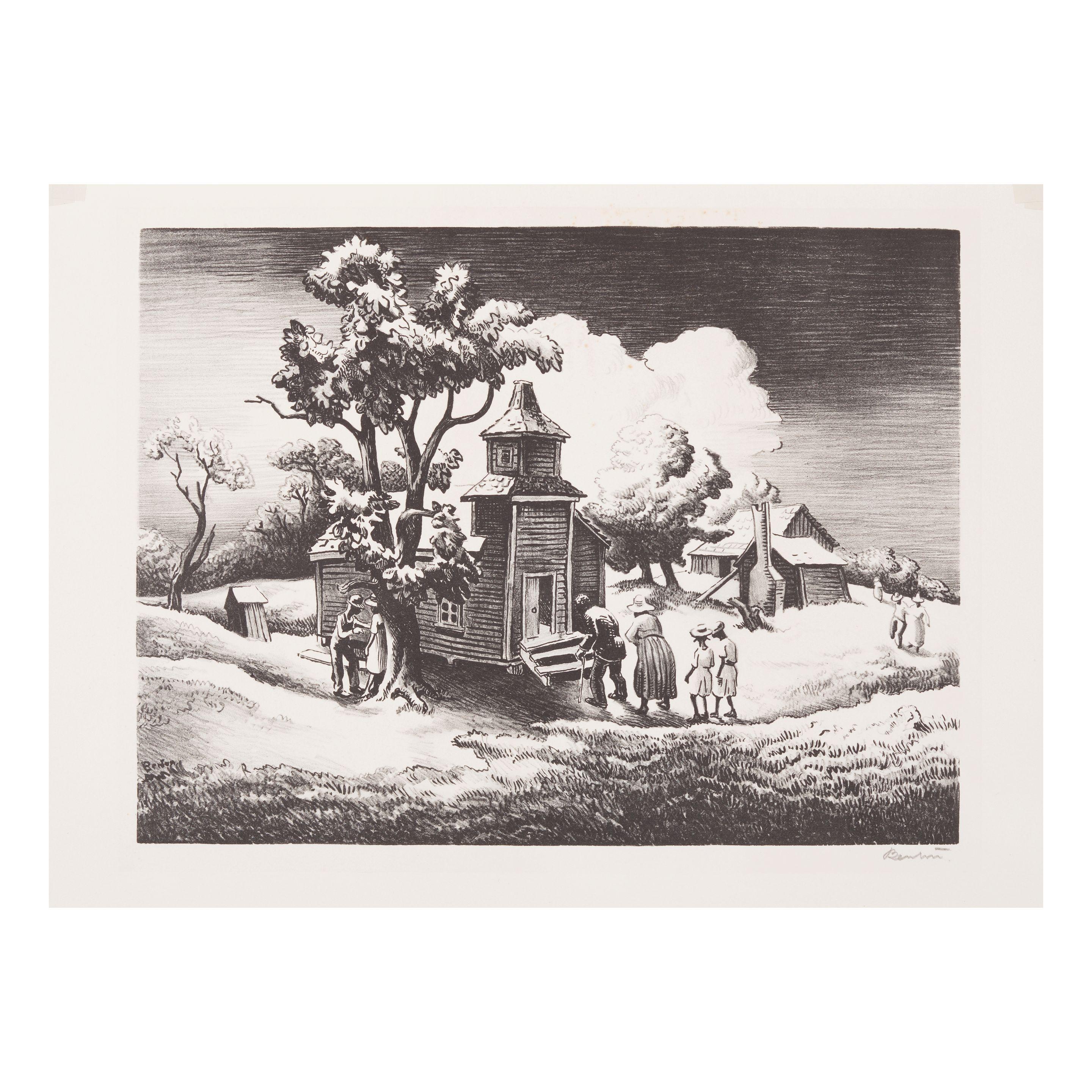 Thomas Hart Benton - Sunday Morning