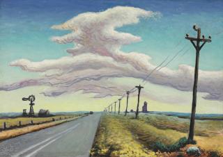 Thomas Hart Benton - Texas Panhandle, Route #66