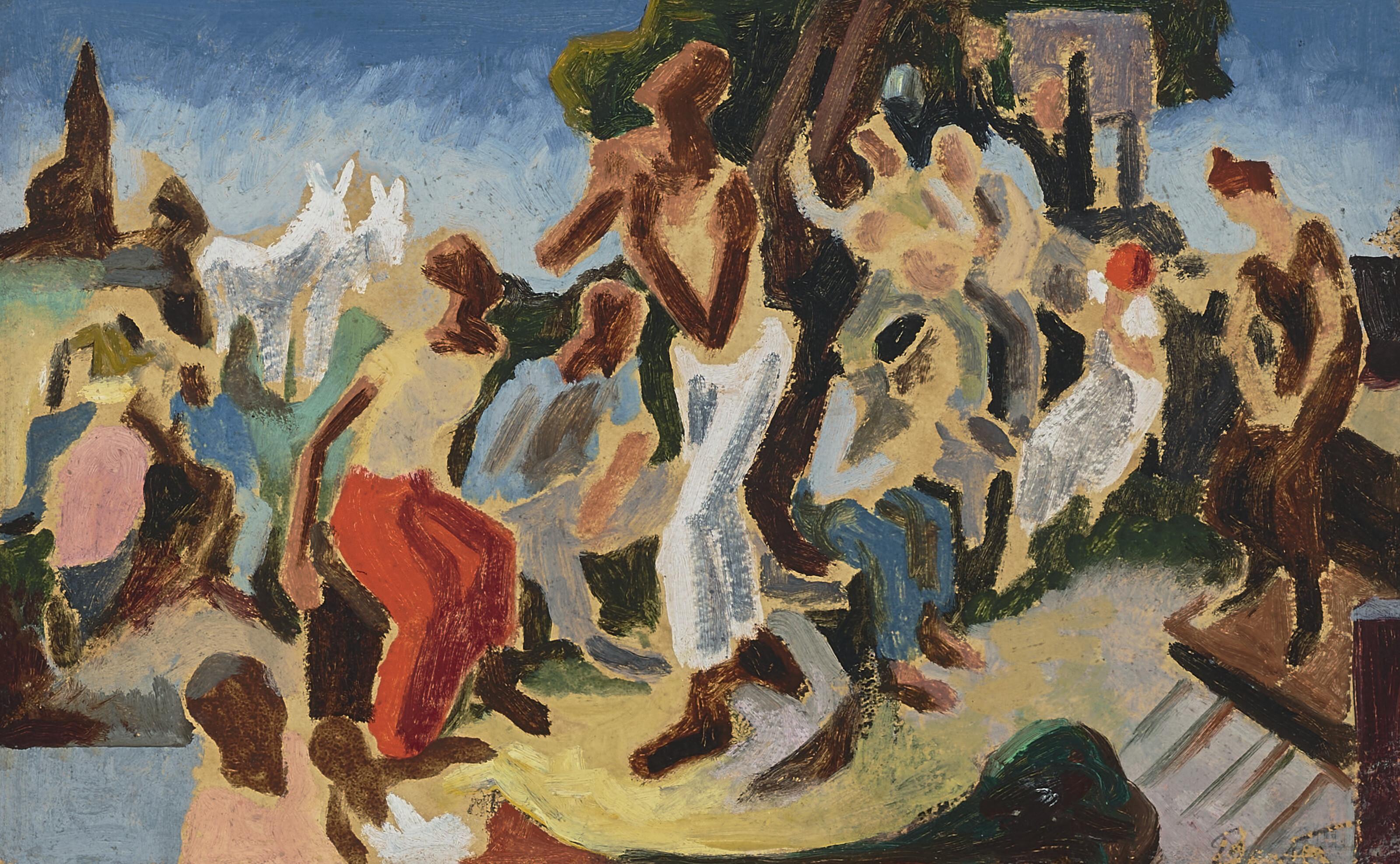 Thomas Hart Benton - The Arts of Life in America: Arts of the South—Study