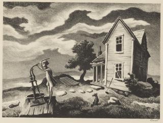 Thomas Hart Benton - The Farmer\'S Daughter, The Little Fisherman And Sorghum Mill (Fath 62, 80, 81)