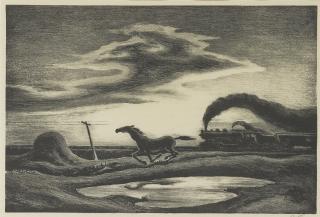 Thomas Hart Benton - The Race (Fath 56)