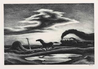 Thomas Hart Benton - The Race (Fath 56)