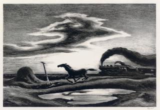 Thomas Hart Benton - The Race (Fath 56)