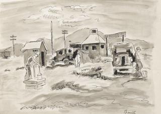 Thomas Hart Benton - The Rest Stop