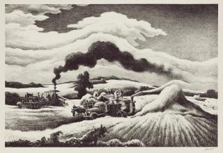 Thomas Hart Benton - Threshing