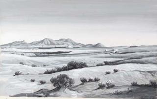 Thomas Hart Benton - Utah Desert