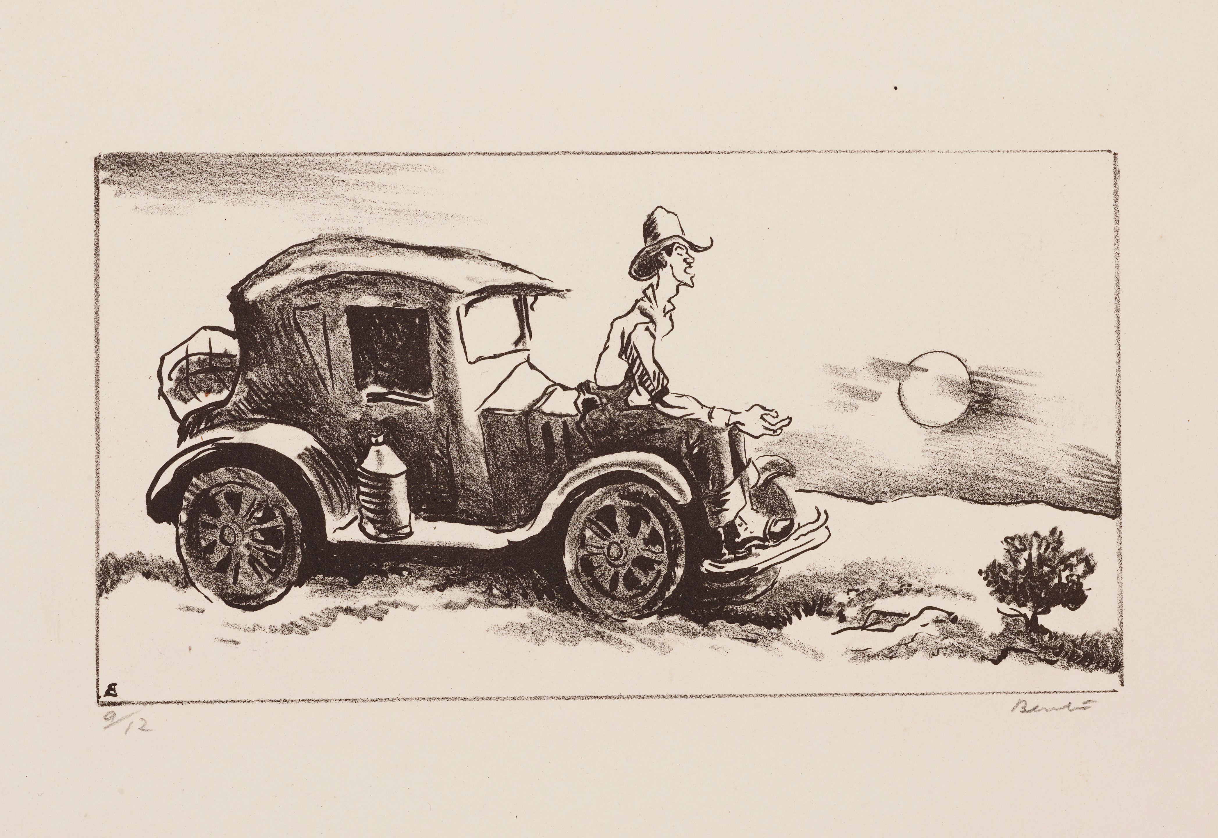 Thomas Hart Benton - Waiting for the Revolution