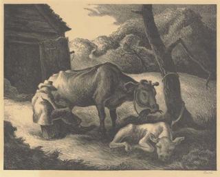 Thomas Hart Benton - White Calf (F. 67)