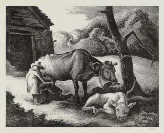 Thomas Hart Benton - White Calf (Fath 67)