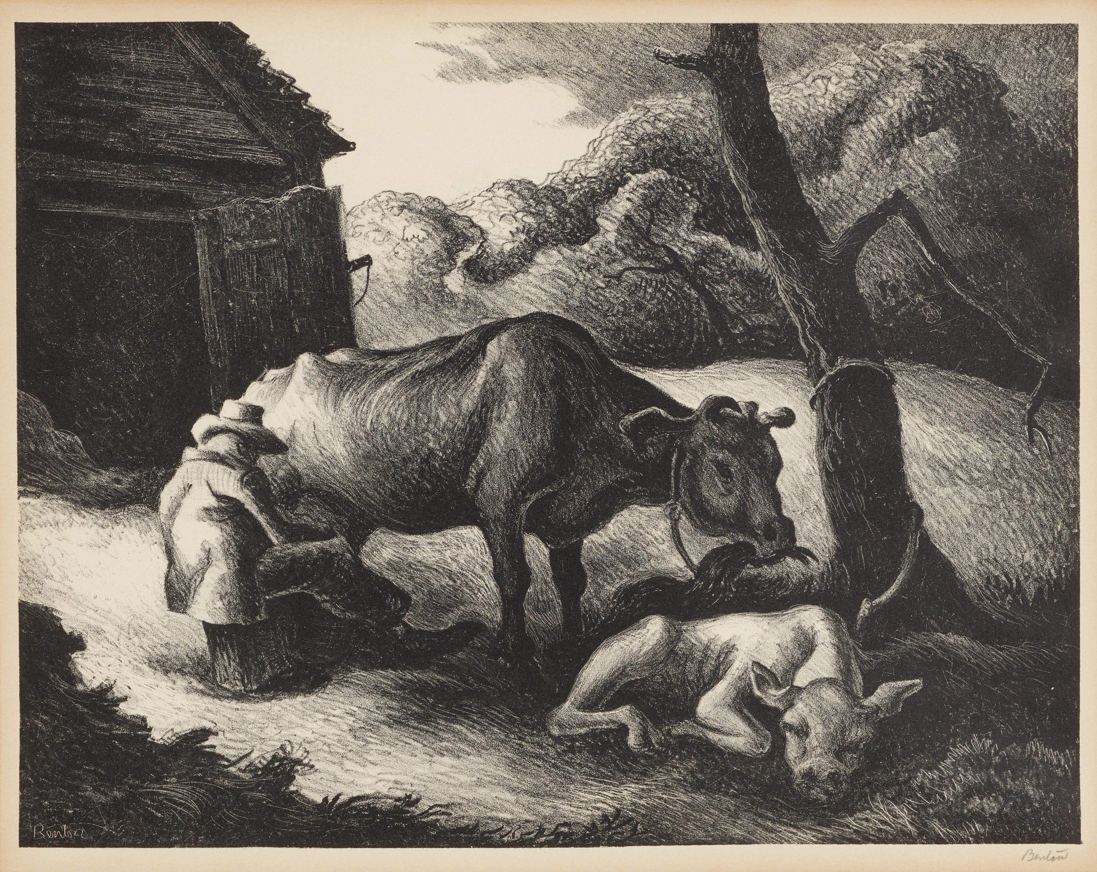 Thomas Hart Benton - White Calf
