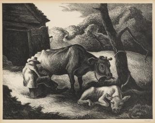 Thomas Hart Benton - White Calf
