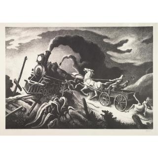 Thomas Hart Benton - Wreck Of The Ole 97 (F. 63)