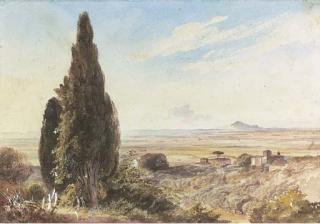 Thomas Hartley Cromek, A.N.W.S. - The Roman campagna