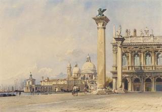 Thomas Hartley Cromek - San Giorgio Maggiore from the Piazza San Marco, Italy