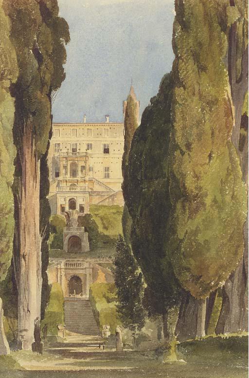 Thomas Hartley Cromek - Villa D\'Este, Tivoli, Italy