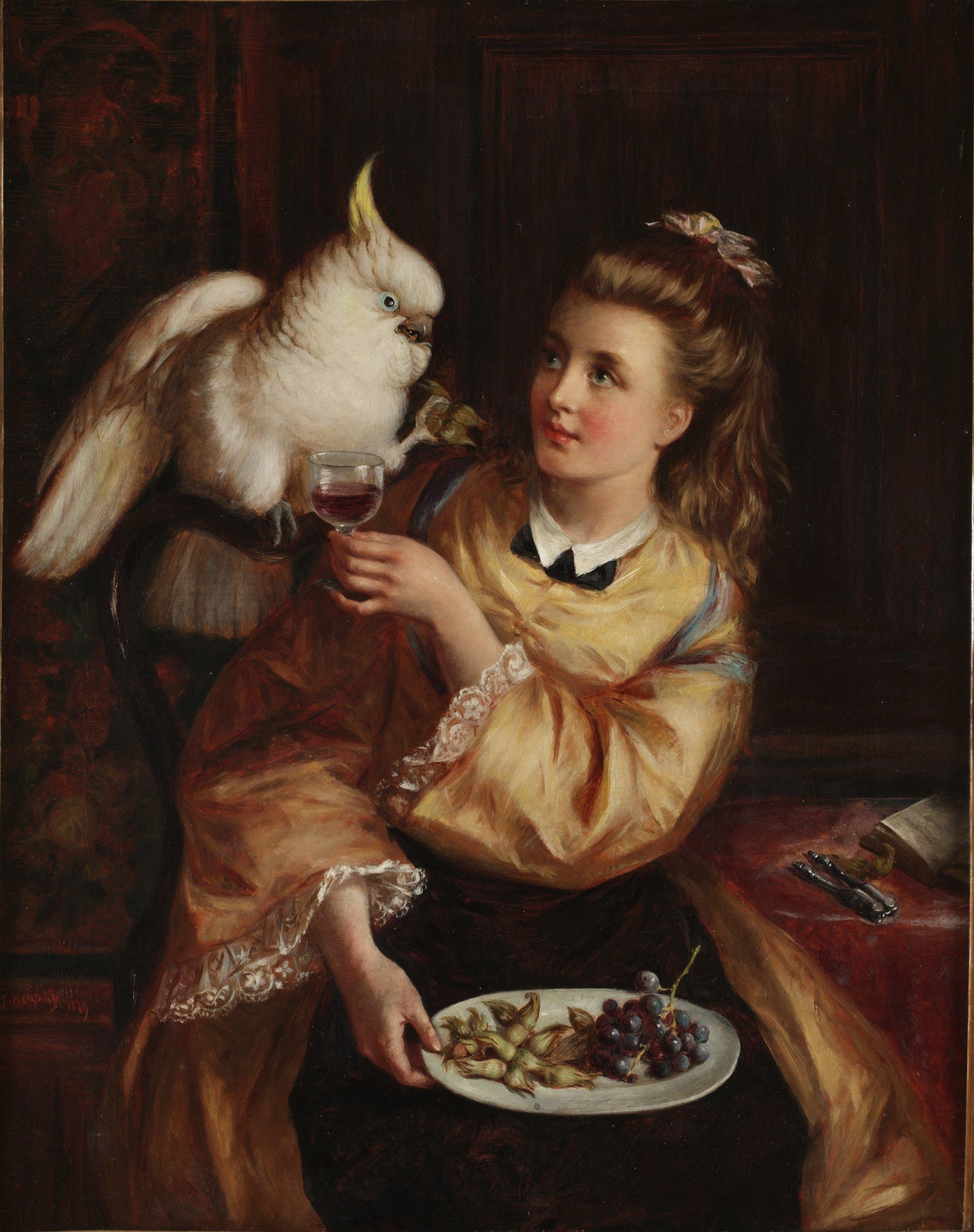 Thomas Heaphy - Dam med kakadua