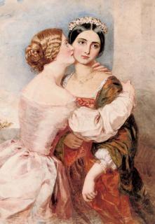 Thomas Heaphy - Portrait of Catherine and Bianca in a classical pose