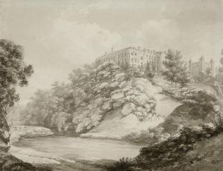 Thomas Hearne, F.S.A. - View of Appleby Castle from the River Eden, Appleby-in-Westmorland, Cumbria