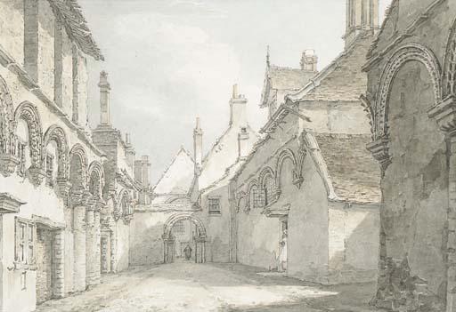 Thomas Hearne - The infirmary chapel, Ely, looking East