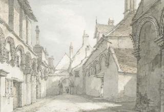 Thomas Hearne - The infirmary chapel, Ely, looking East