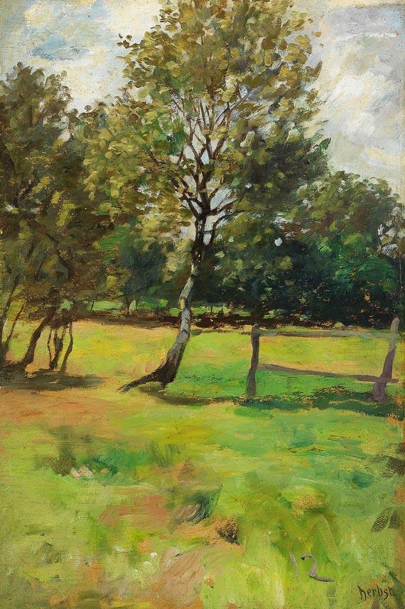 Thomas Herbst - Landschaft mit Birke