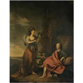 Thomas Hickey - A Double Portrait Of Arthur Wolfe, 1St Viscount Kilwarden And His Wife Anne