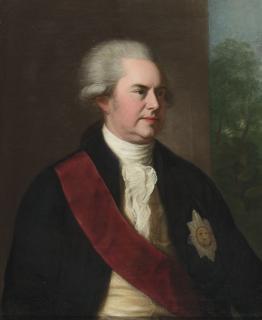 Thomas Hickey - Portrait of George, 1st Earl Macartney, half length, wearing the Order of the Bath