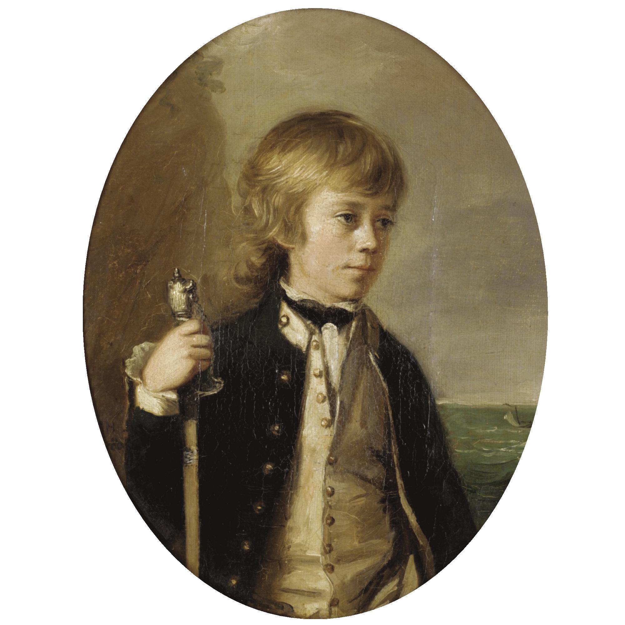 Thomas Hickey - Portrait Of Henry William Baynton, Aged 13 Years, 6 Months, Midship Man In The Cleopatra