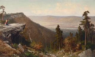 Thomas Hill - Hudson River Valley from the Catskill Mountain House