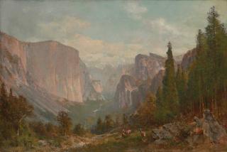 Thomas Hill - Landscape with Deer