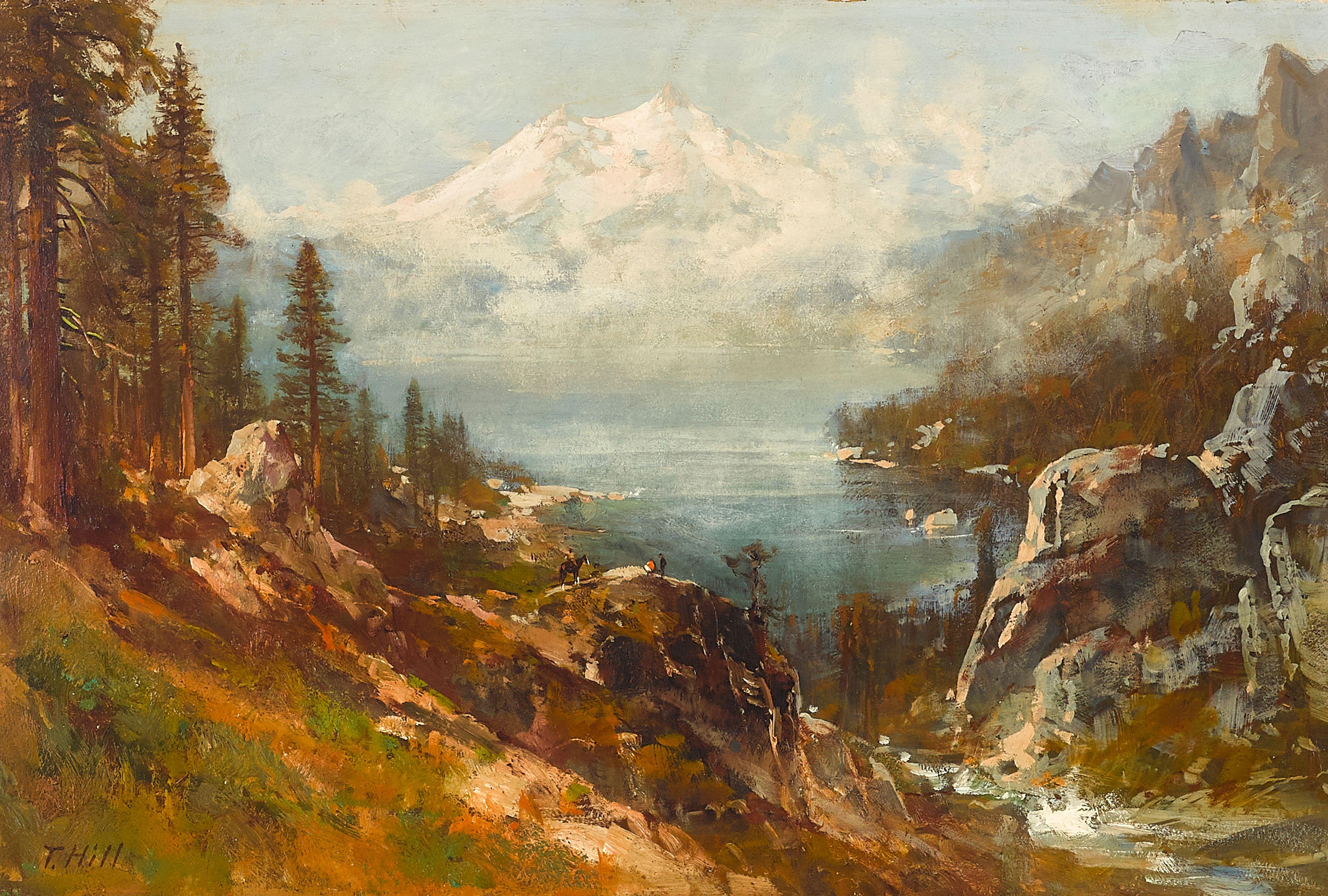 Thomas Hill - Mt. Shasta from Castle Lake