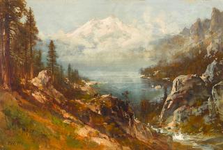 Thomas Hill - Mt. Shasta from Castle Lake