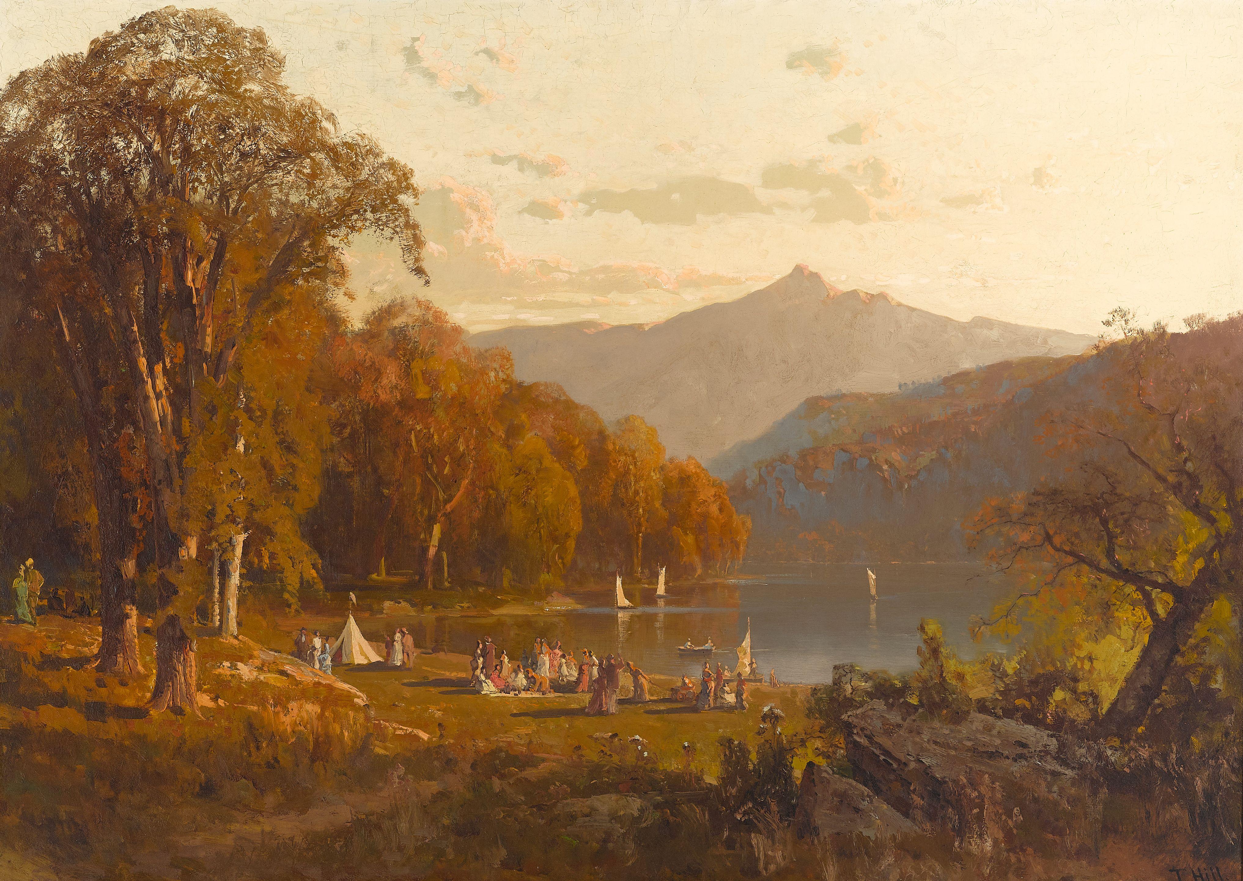 Thomas Hill - Picnic Near Mount Chocorua