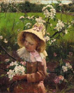 Thomas Hill - The Blossom Picker