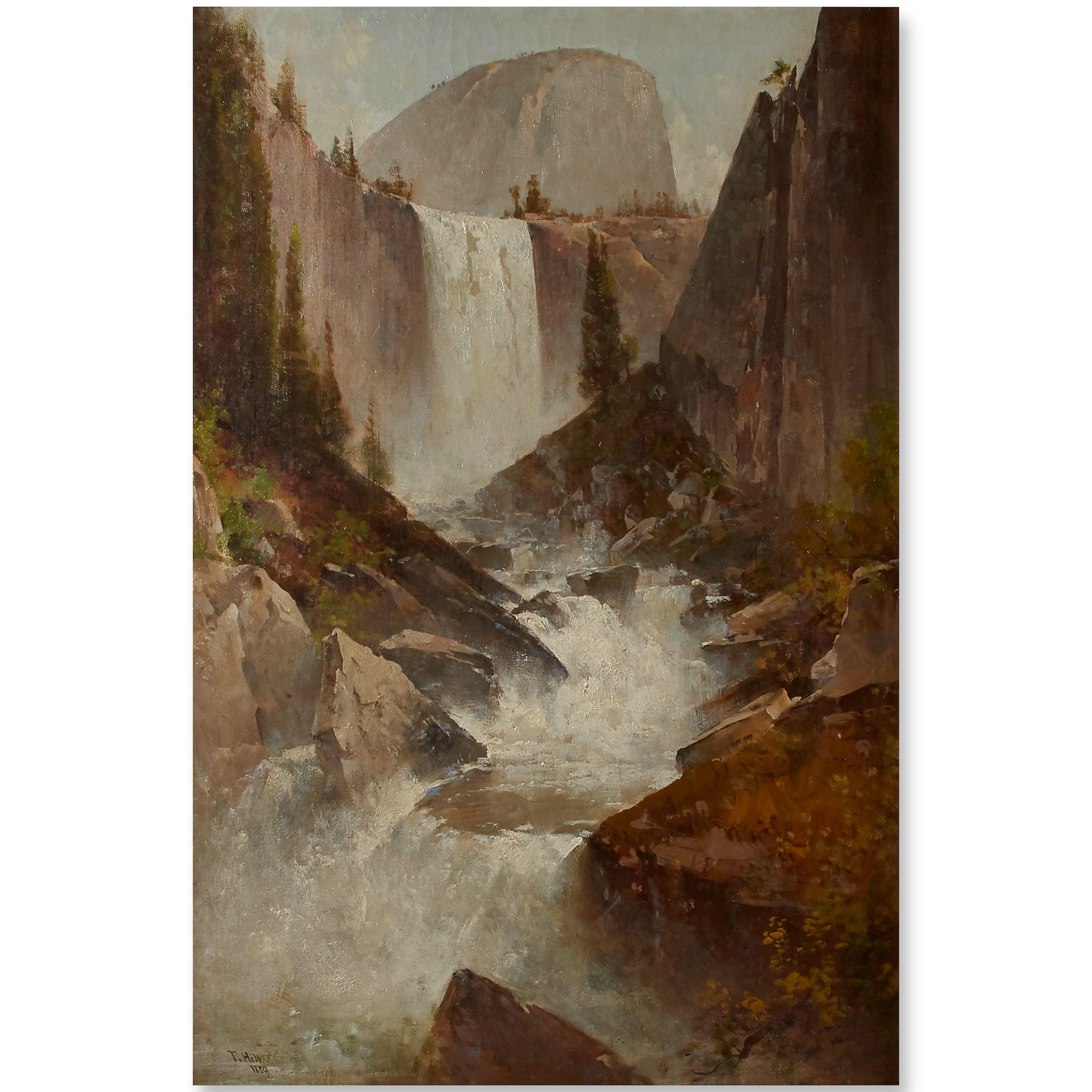 Thomas Hill - Vernal Falls with Half Dome