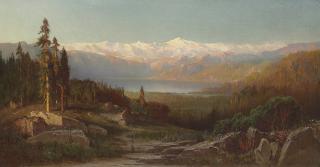Thomas Hill - View in the Sierra Nevadas