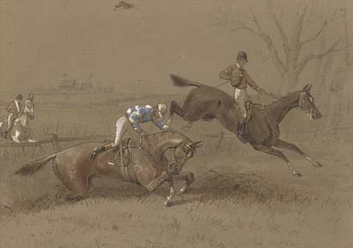 Thomas Hillier Mew - Incidents on the steeple chase