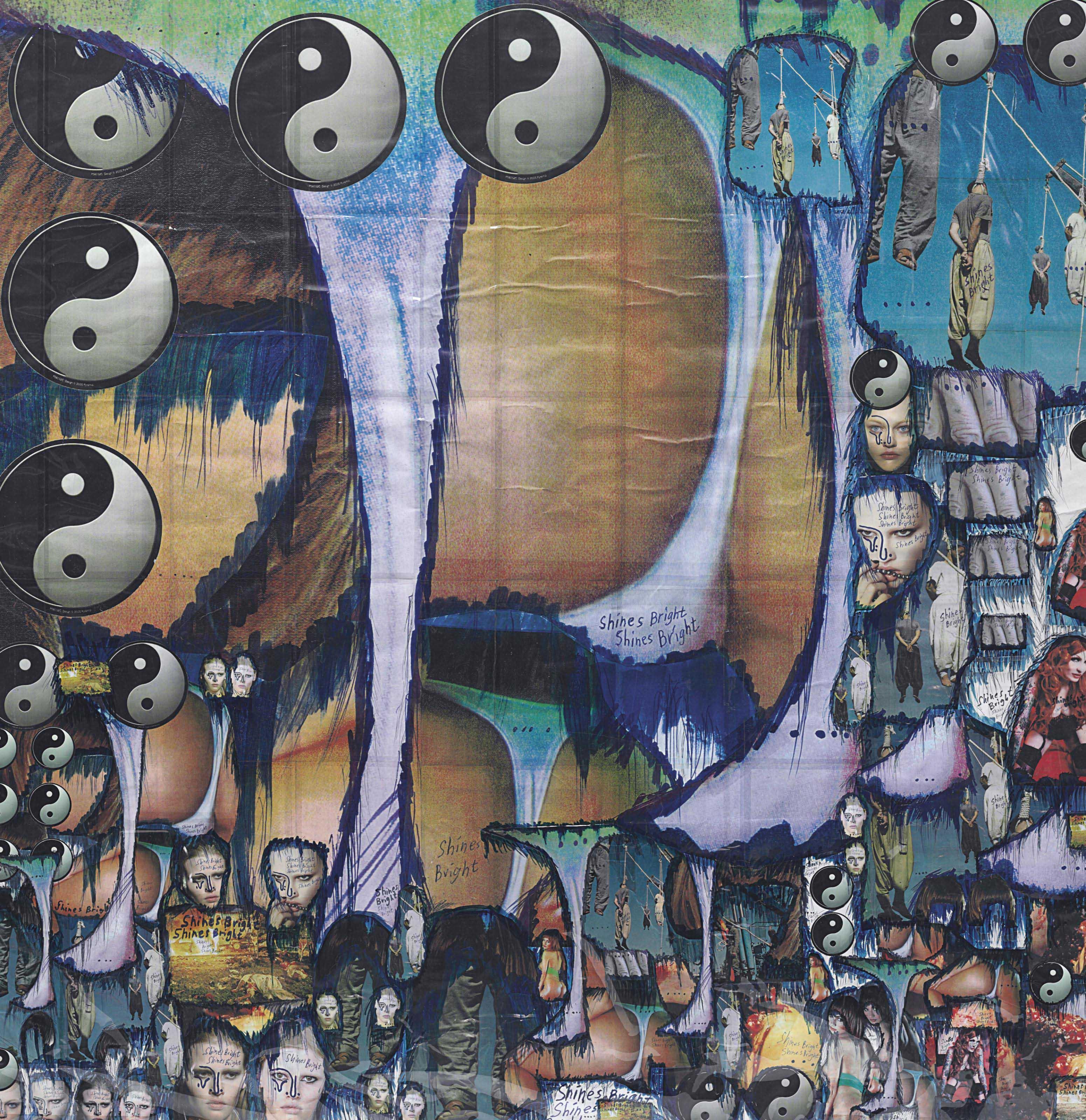 Thomas Hirschhorn - Big Tattoo-serie, Shines Bright