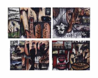 Thomas Hirschhorn - (i)  Serie KS-12     (ii)  Serie KS-50   (iii)  Serie KS-55   (iv) Serie KS-58