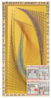 Thomas Hirschhorn - Nail and Wire (Front Page I)