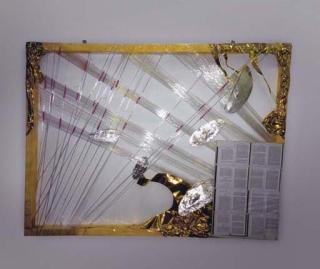 Thomas Hirschhorn - Relief Abstrait (Gold)