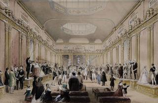 Thomas Hosmer Shepherd - Madame Tussaud\'s exhibition, Baker Street, London