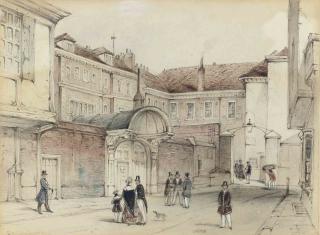 Thomas Hosmer Shepherd - The remains of The Old Palace of the Bishops of Winchester