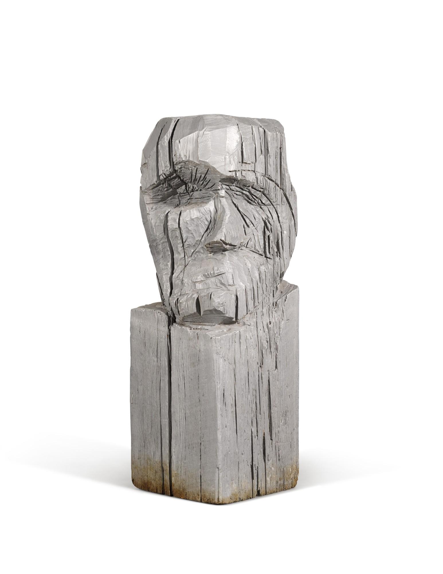 Thomas Houseago - Carved Head (Base)